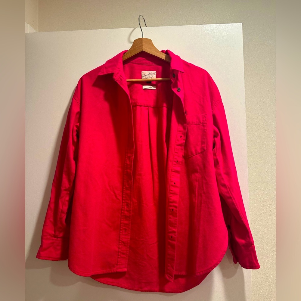 Long Sleeve Button Down Flannel Shirt